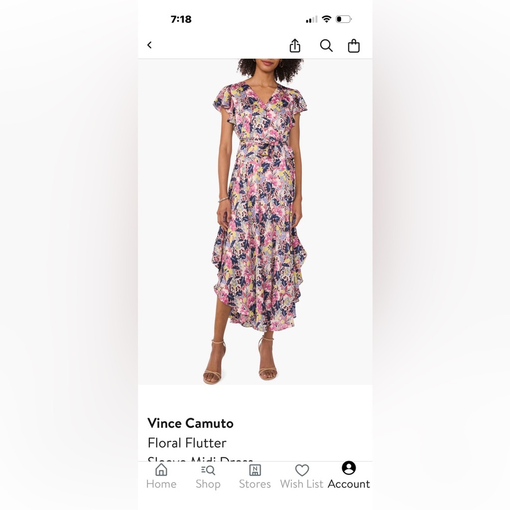 Vince Camuto Floral Maxi Dress